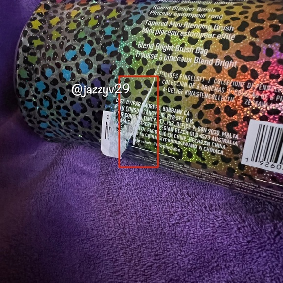 🌈Morphe x Lisa Frank Blend Bright 7-Piece Face & Eye Brush Set🌈 - Picture 6 of 6